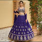 purple colour weeding wear choli with dupatta and blouse