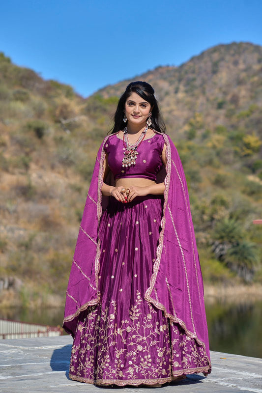 Classical Embroidery Elegant Lehenga