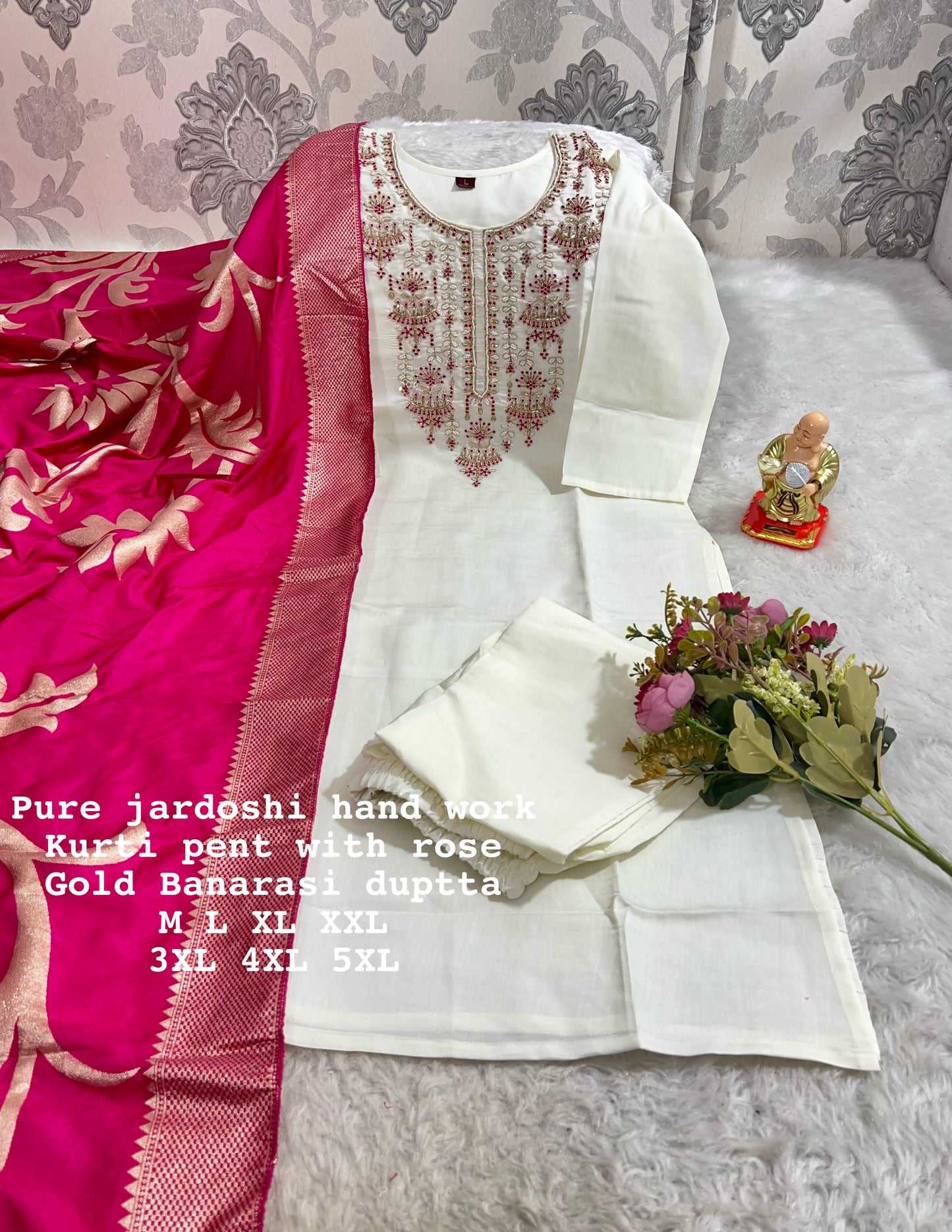 KURTI WITH DUPATTA PENTS SET