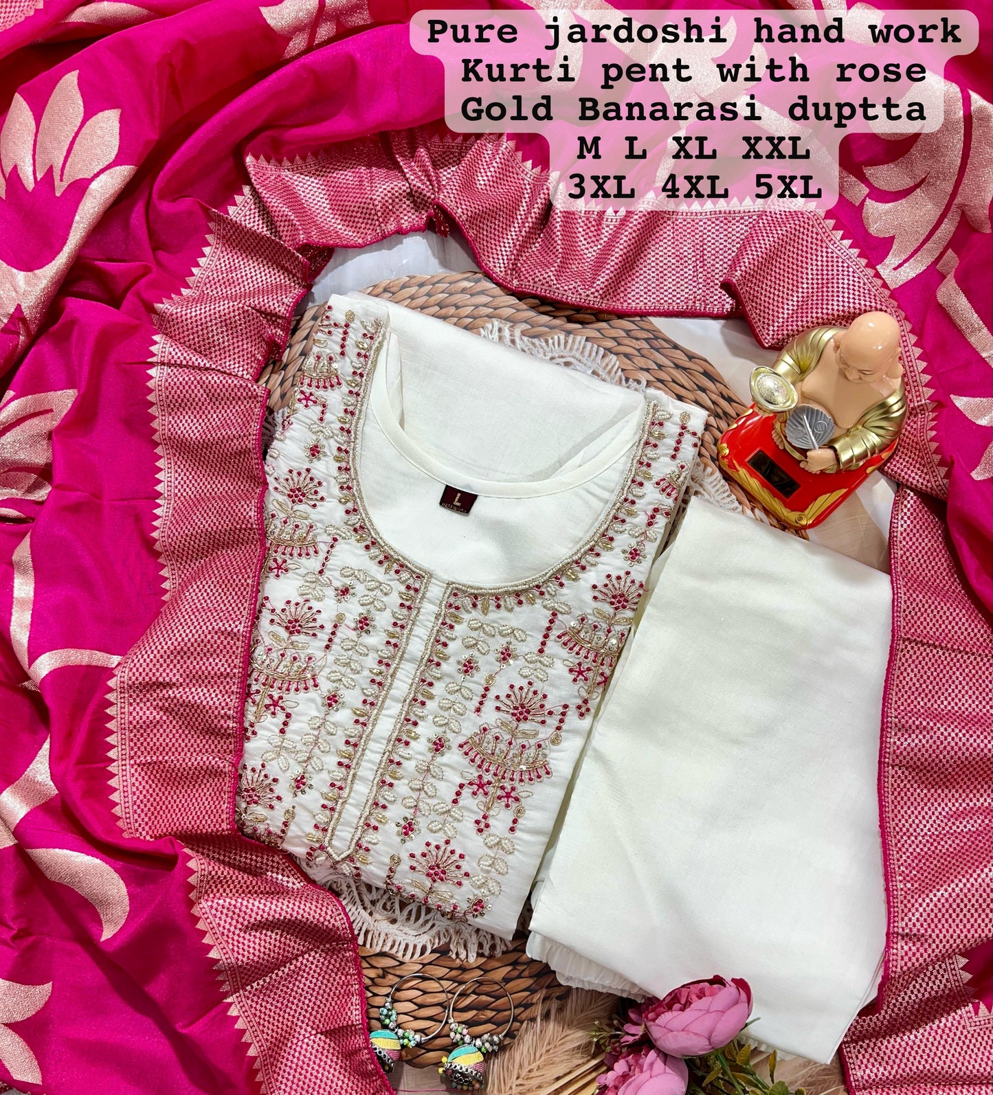 KURTI WITH DUPATTA PENTS SET