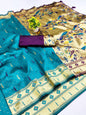 Premium Twil Net Sarees adorned with heavy embroidery C-Pallu for womens