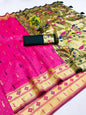 Premium Twil Net Sarees adorned with heavy embroidery C-Pallu for womens